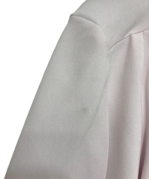 ANAYI（アナイ）ANAYI (アナイ) バックサテンナローラッフルブラウス ピンク サイズ:36の古着・服飾アイテム