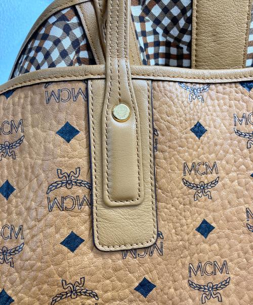 MCM（エムシーエム）MCM (エムシーエム) リズリバーシブル ショッパー - ヴィセトス ブラウンの古着・服飾アイテム
