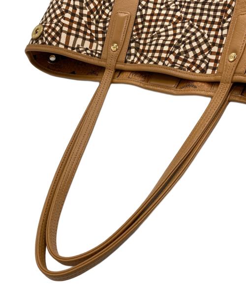 MCM（エムシーエム）MCM (エムシーエム) リズリバーシブル ショッパー - ヴィセトス ブラウンの古着・服飾アイテム