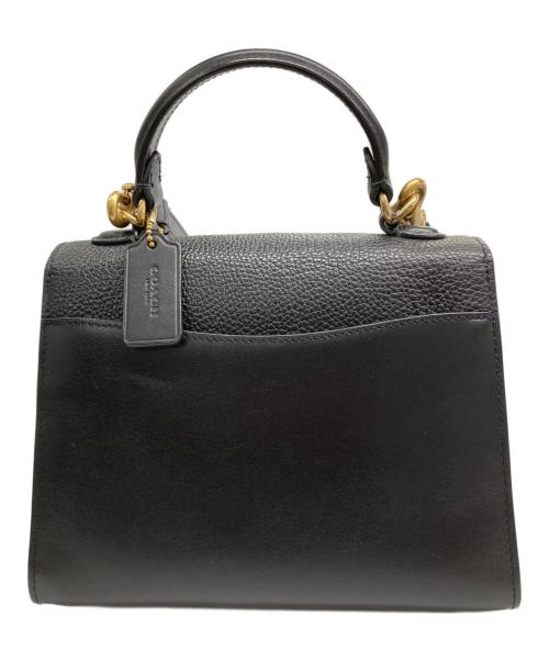 COACH（コーチ）COACH (コーチ) タビー トップ ハンドル 20 2WAYバッグ ブラックの古着・服飾アイテム