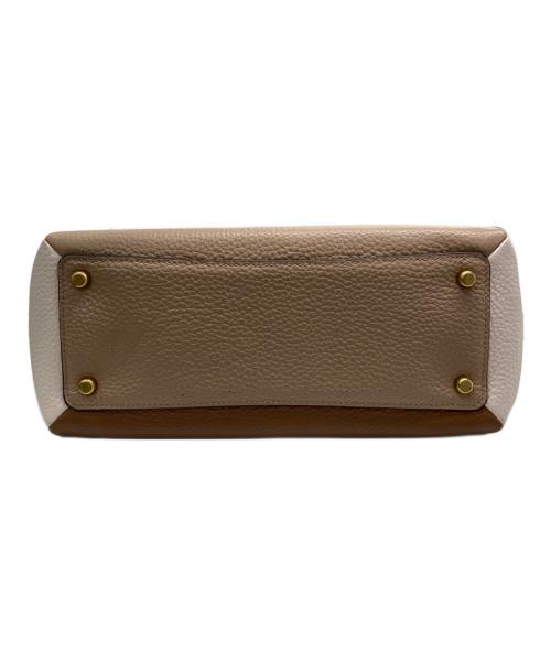 COACH（コーチ）COACH (コーチ) メイ 2WAYショルダーバッグ ブラウン×ホワイトの古着・服飾アイテム