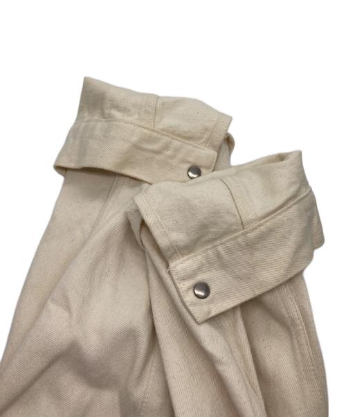UNUSED（アンユーズド）UNUSED (アンユーズド) カットオフノーカラージャケット アイボリー サイズ:3の古着・服飾アイテム
