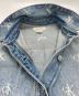 中古・古着 Calvin Klein Jeans (カルバンクラインジーンズ) Distressed Indigo Denim Shirt Dress ディストレスド インディゴ デニム シャツドレス ライトインディゴ サイズ:Ｓ：7000円