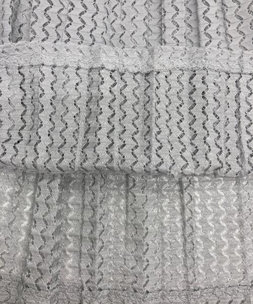 PLEATS PLEASE（プリーツプリーズ）PLEATS PLEASE (プリーツプリーズ) メッシュプリーツノースリーブワンピース グレー サイズ:4の古着・服飾アイテム