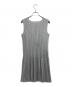 PLEATS PLEASE (プリーツプリーズ) メッシュプリーツノースリーブワンピース グレー サイズ:4：15000円