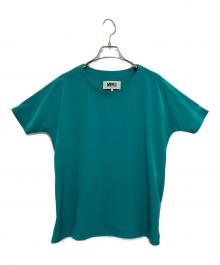 MM6 Maison Margiela（エムエムシックスメゾンマルジェラ）の古着「カットソーブラウス」｜グリーン