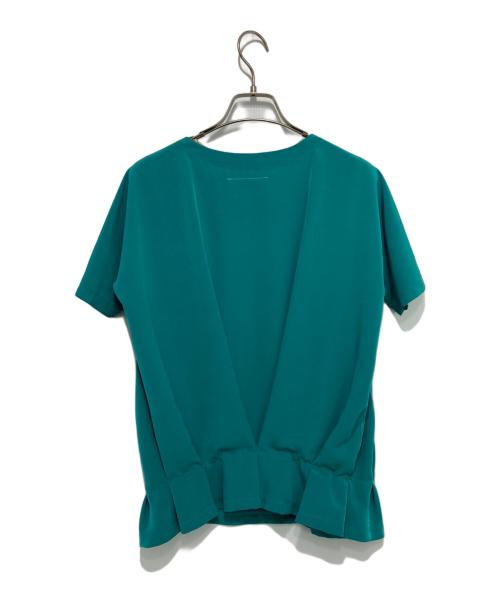 MM6 Maison Margiela（エムエムシックスメゾンマルジェラ）MM6 Maison Margiela (エムエムシックスメゾンマルジェラ) カットソーブラウス グリーン サイズ:36の古着・服飾アイテム