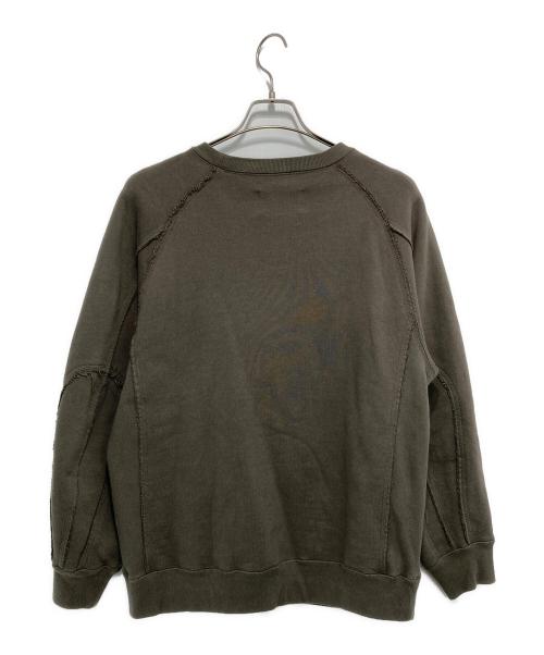 SUGARHILL（シュガーヒル）SUGARHILL (シュガーヒル) TIRPLE STITCHED SWEAT PULLOVER オリーブ サイズ:SIZE2の古着・服飾アイテム