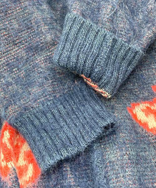 Needles（ニードルズ）Needles (ニードルズ) 別注モヘヤカーディガン ネイビー サイズ:Lの古着・服飾アイテム