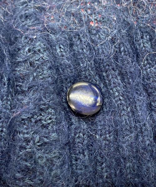 Needles（ニードルズ）Needles (ニードルズ) 別注モヘヤカーディガン ネイビー サイズ:Lの古着・服飾アイテム