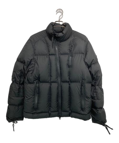 STONE ISLAND（ストーンアイランド）STONE ISLAND (ストーンアイランド) SEAM FADED LIGHT NYLON TELA DOWN JACKET シームフェード ライトダウンジャケット ブラック サイズ:Mの古着・服飾アイテム