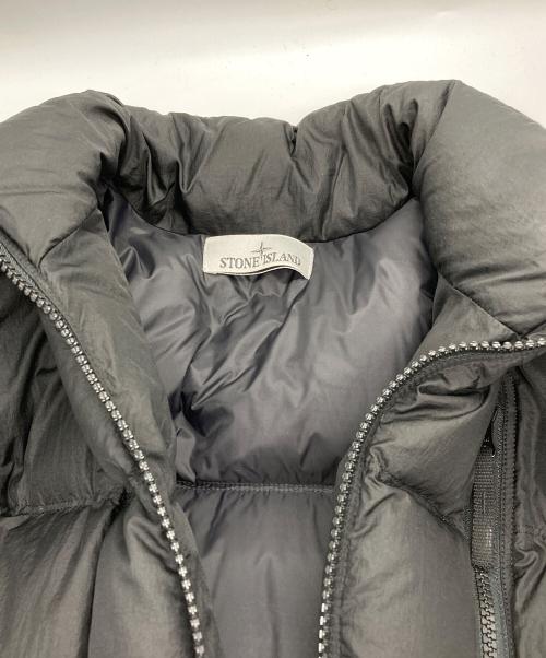 STONE ISLAND（ストーンアイランド）STONE ISLAND (ストーンアイランド) SEAM FADED LIGHT NYLON TELA DOWN JACKET シームフェード ライトダウンジャケット ブラック サイズ:Mの古着・服飾アイテム