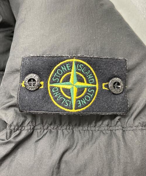 STONE ISLAND（ストーンアイランド）STONE ISLAND (ストーンアイランド) SEAM FADED LIGHT NYLON TELA DOWN JACKET シームフェード ライトダウンジャケット ブラック サイズ:Mの古着・服飾アイテム
