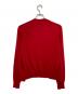 PLAY COMME des GARCONS (プレイコムデギャルソン) LOGO PATCH COTTON KNIT CARDIGAN レッド サイズ:S：7000円