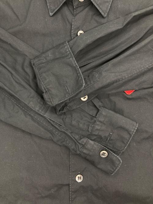 PLAY COMME des GARCONS（プレイコムデギャルソン）PLAY COMME des GARCONS (プレイコムデギャルソン) ハートワッペンシャツ ブラック サイズ:xxsの古着・服飾アイテム