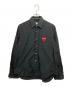 PLAY COMME des GARCONS（プレイコムデギャルソン）の古着「ハートワッペンシャツ」｜ブラック
