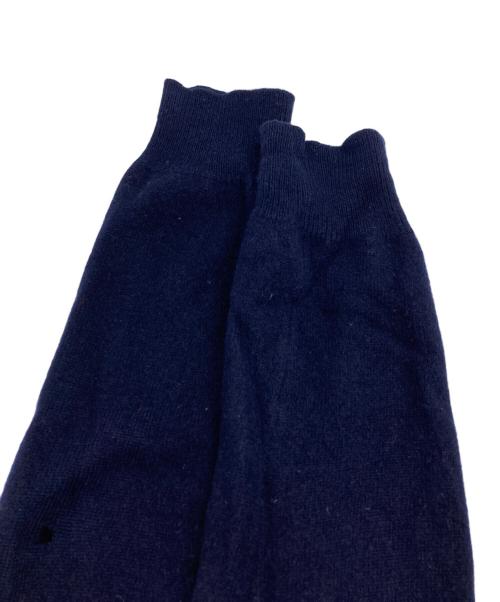 PLAY COMME des GARCONS（プレイコムデギャルソン）PLAY COMME des GARCONS (プレイコムデギャルソン) Round Neck Cardigan With White Emblem Navy ネイビー サイズ:Sの古着・服飾アイテム