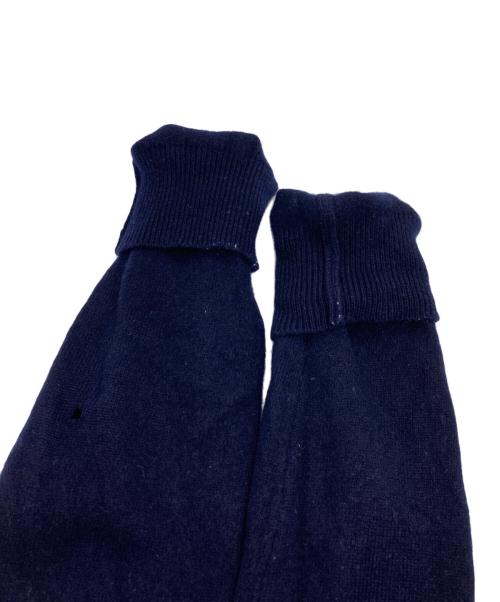 PLAY COMME des GARCONS（プレイコムデギャルソン）PLAY COMME des GARCONS (プレイコムデギャルソン) Round Neck Cardigan With White Emblem Navy ネイビー サイズ:Sの古着・服飾アイテム