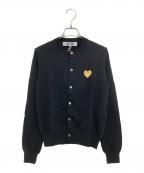 PLAY COMME des GARCONSプレイコムデギャルソン）の古着「ニットカーディガン」｜ブラック