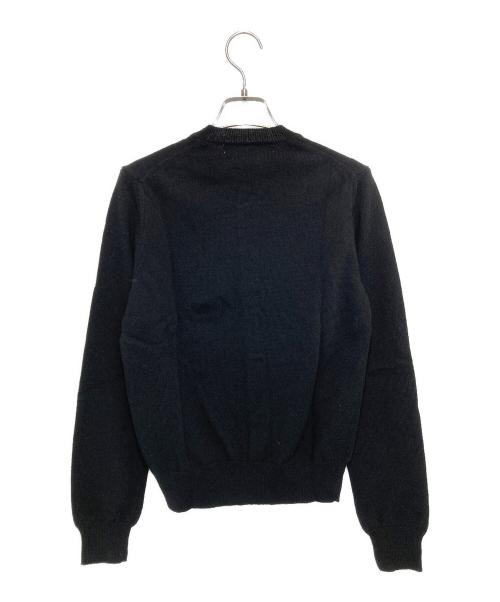 PLAY COMME des GARCONS（プレイコムデギャルソン）PLAY COMME des GARCONS (プレイコムデギャルソン) ニットカーディガン ブラック サイズ:Sの古着・服飾アイテム
