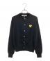 PLAY COMME des GARCONS（プレイコムデギャルソン）の古着「ニットカーディガン」｜ブラック