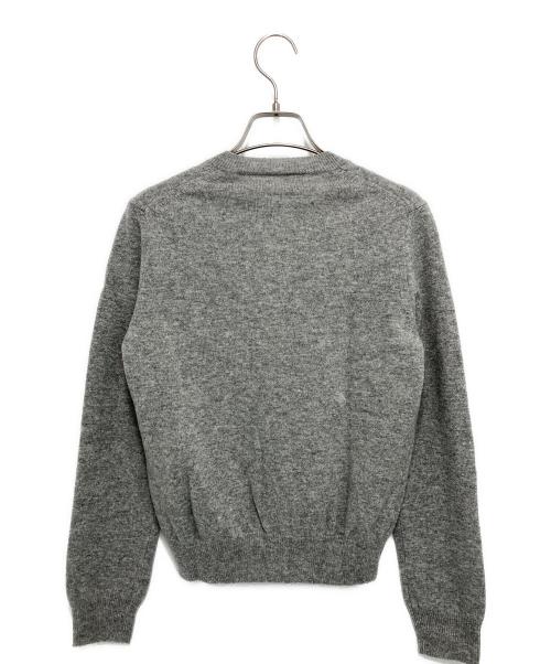 PLAY COMME des GARCONS（プレイコムデギャルソン）PLAY COMME des GARCONS (プレイコムデギャルソン) ニットカーディガン グレー サイズ:Sの古着・服飾アイテム