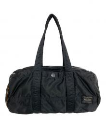 PORTER（ポーター）の古着「TANKER DUFFLE BAG ミニボストンバッグ タンカーダッフルバッグ」｜ブラック