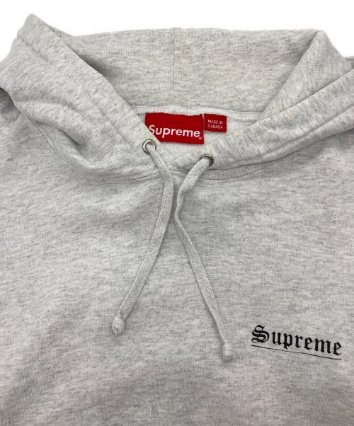 SUPREME（シュプリーム）SUPREME (シュプリーム) Mary Hooded Sweatshirt グレー サイズ:Sの古着・服飾アイテム