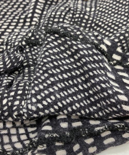 Y's（ワイズ）Y's (ワイズ) 総柄カットソーカーディガン ネイビー サイズ:3の古着・服飾アイテム