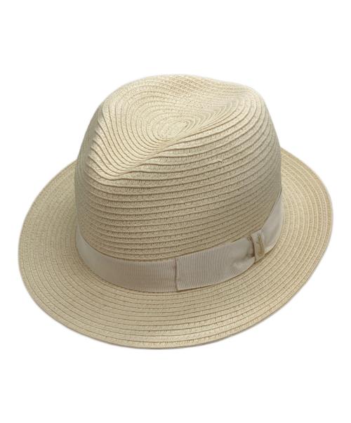 BORSALINO（ボルサリーノ）BORSALINO (ボルサリーノ) ペーパーハット ベージュの古着・服飾アイテム