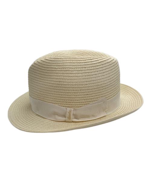 BORSALINO（ボルサリーノ）BORSALINO (ボルサリーノ) ペーパーハット ベージュの古着・服飾アイテム
