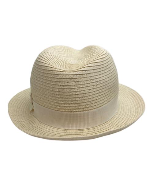 BORSALINO（ボルサリーノ）BORSALINO (ボルサリーノ) ペーパーハット ベージュの古着・服飾アイテム