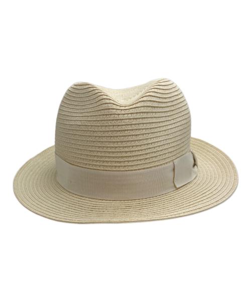 BORSALINO（ボルサリーノ）BORSALINO (ボルサリーノ) ペーパーハット ベージュの古着・服飾アイテム