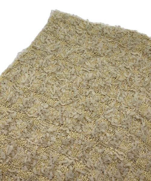IRENE（アイレネ）IRENE (アイレネ) Tweed Knit Tops イエロー サイズ:36の古着・服飾アイテム