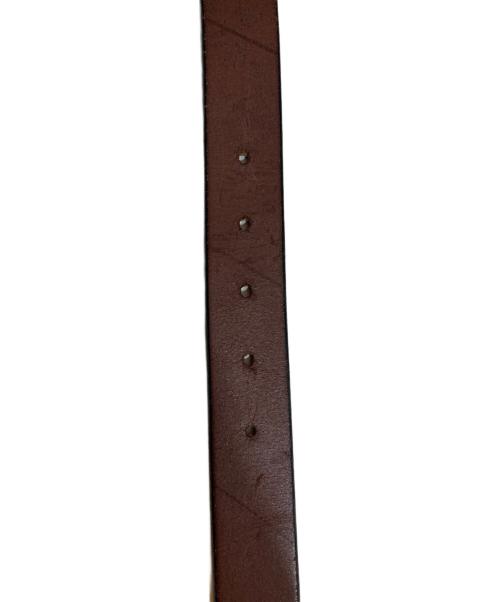 TORY LEATHER（トリーレザー）TORY LEATHER (トリーレザー) レザーベルト ブラウン サイズ:32の古着・服飾アイテム