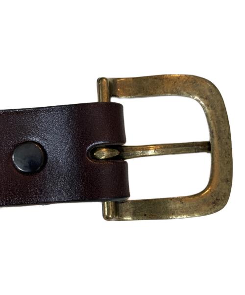 TORY LEATHER（トリーレザー）TORY LEATHER (トリーレザー) レザーベルト ブラウン サイズ:32の古着・服飾アイテム