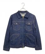 YCHAIイカイ）の古着「RIDERライダー GIUBBINO ZIPジュビーノジップ ワンウォッシュダブルジップトラッカージャケット」｜インディゴ
