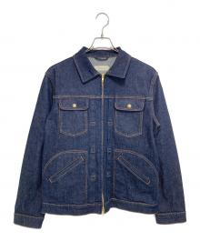 YCHAI（イカイ）の古着「RIDERライダー GIUBBINO ZIPジュビーノジップ ワンウォッシュダブルジップトラッカージャケット」｜インディゴ