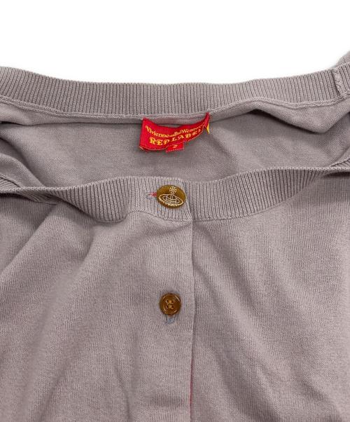 Vivienne Westwood RED LABEL（ヴィヴィアンウエストウッドレッドレーベル）Vivienne Westwood RED LABEL (ヴィヴィアンウエストウッドレッドレーベル) 半袖カーディガン グレー サイズ:2の古着・服飾アイテム