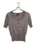 Vivienne Westwood RED LABEL（ヴィヴィアンウエストウッドレッドレーベル）の古着「半袖カーディガン」｜グレー
