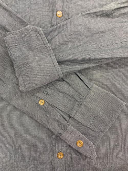 Vivienne Westwood man（ヴィヴィアン ウェストウッド マン）Vivienne Westwood man (ヴィヴィアン ウェストウッド マン) オーブ刺繍長袖シャツ グレー サイズ:46の古着・服飾アイテム