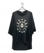 Vivienne Westwood manヴィヴィアン ウェストウッド マン）の古着「オーブプリントロングカットソー」｜ブラック