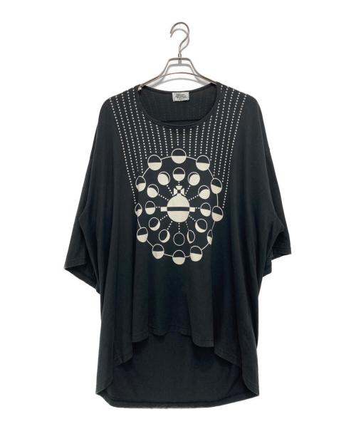 Vivienne Westwood man（ヴィヴィアン ウェストウッド マン）Vivienne Westwood man (ヴィヴィアン ウェストウッド マン) オーブプリントロングカットソー ブラック サイズ:FREEの古着・服飾アイテム