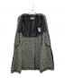 MaxMara (マックスマーラ) 総柄ウール混コート ブラック×アイボリー サイズ:M：23000円