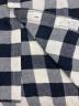 中古・古着 RRL (ダブルアールエル) Ron Herman (ロンハーマン) リネン混チェックシャツ ブラック×アイボリー サイズ:XXL：18000円