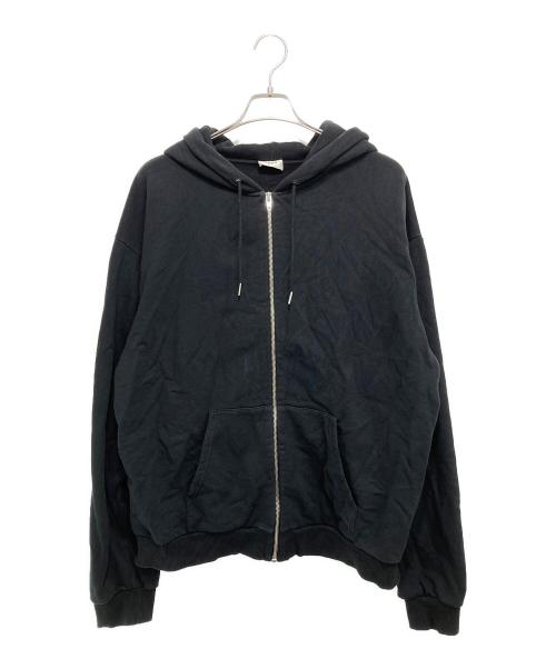 CELINE（セリーヌ）CELINE (セリーヌ) ジップアップパーカー ブラック サイズ:XXLの古着・服飾アイテム