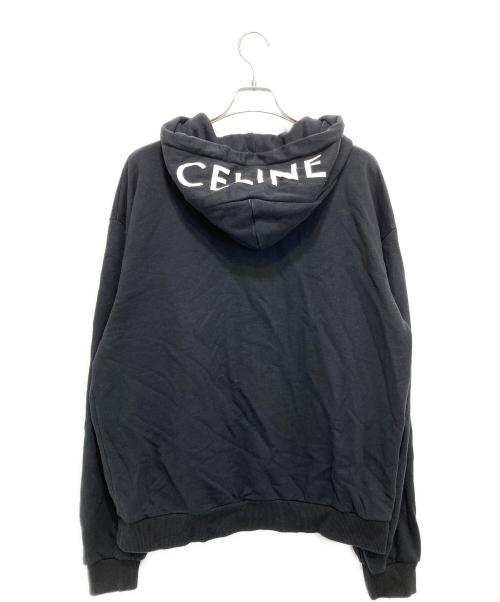 CELINE（セリーヌ）CELINE (セリーヌ) ジップアップパーカー ブラック サイズ:XXLの古着・服飾アイテム