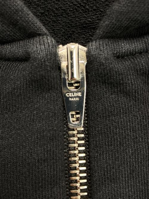 CELINE（セリーヌ）CELINE (セリーヌ) ジップアップパーカー ブラック サイズ:XXLの古着・服飾アイテム