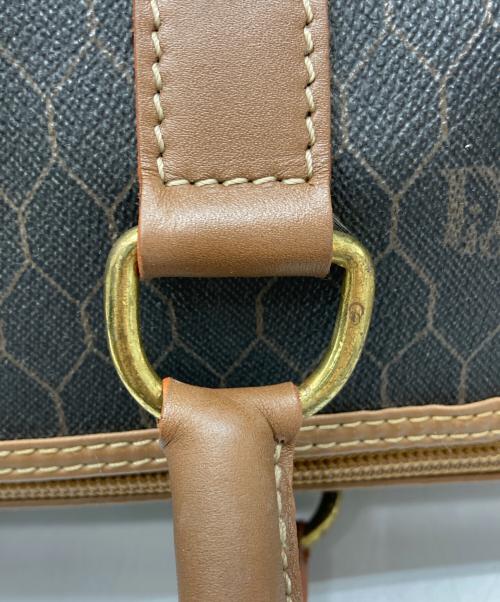 Christian Dior（クリスチャン ディオール）Christian Dior (クリスチャン ディオール) 総柄ボストンバッグ ブラウンの古着・服飾アイテム