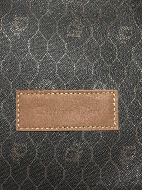 Christian Dior（クリスチャン ディオール）Christian Dior (クリスチャン ディオール) 総柄ボストンバッグ ブラウンの古着・服飾アイテム
